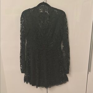 Elegant Black Lace Dress